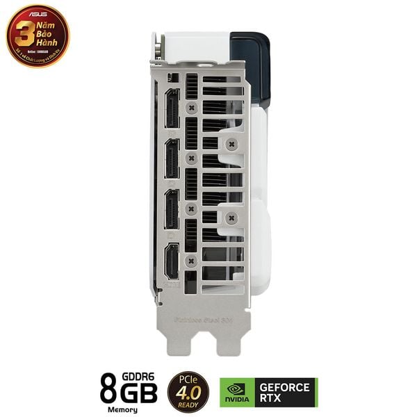 VGA ASUS RTX 4060 DUAL OC 8GB GDDR6 WHITE