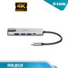 BỘ CHUYỂN ĐỔI 5 IN 1 D-LINK DUB-M520 - TYPE C RA TYPE C | USB 3.0 | LAN | HDMI