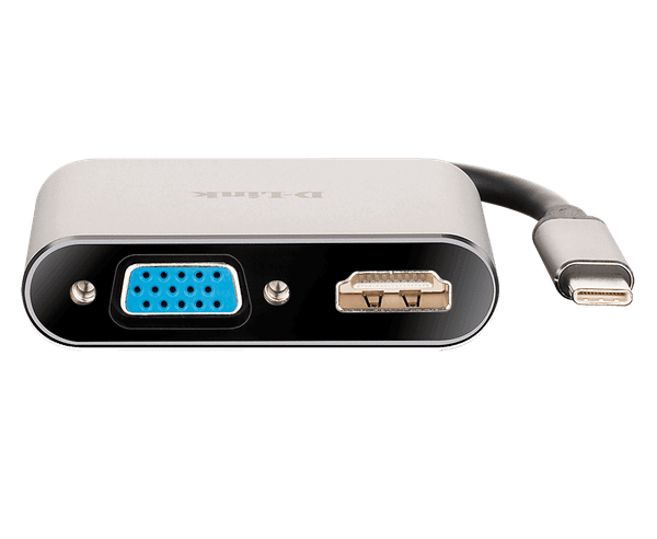 BỘ CHUYỂN ĐỔI D-LINK DUB-V210 - USB-C TO HDMI/VGA ADAPTER