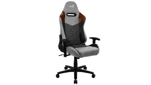 GHẾ AEROCOOL GAMING CHAIR DUKE - TAN GREY RACE CUSHION V2