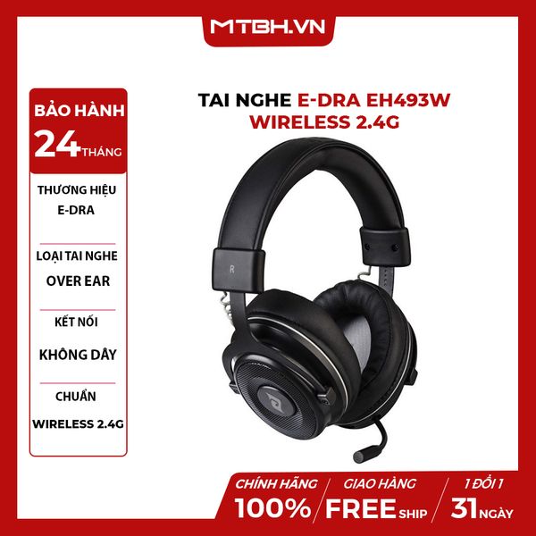 Tai nghe E-dra EH493W Wireless 2.4G