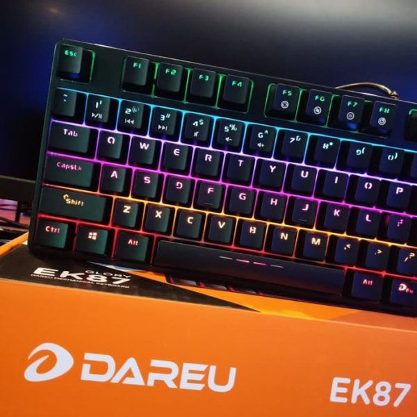 BÀN PHÍM CƠ GAMING DAREU EK87S - BLACK BLUE