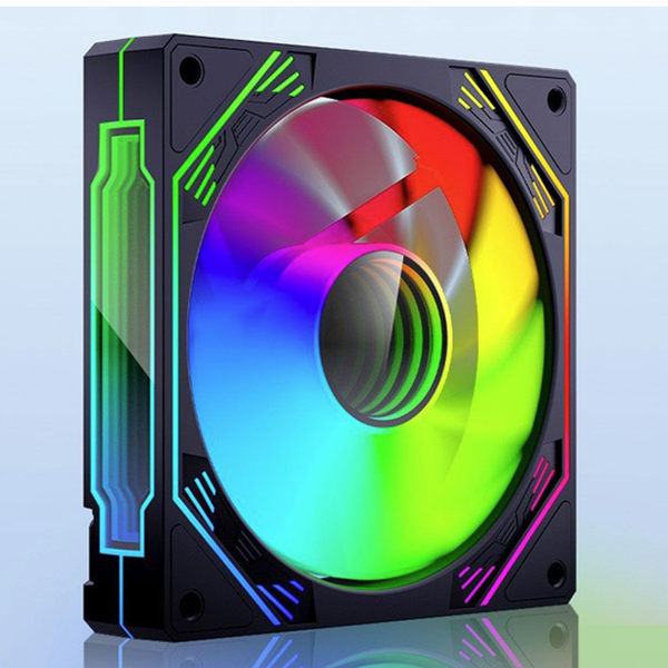 FAN CASE F3 PRO ARGB BLACK - KIT 3 CÁI | LED VÔ CỰC | SYNC MAIN
