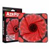 FAN CASE GAMEMAX AIR FORCE GMX-AF12R 15 BÓNG LED RED