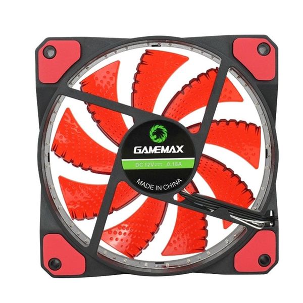 FAN CASE GAMEMAX AIR FORCE GMX-AF12R 15 BÓNG LED RED