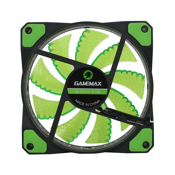 FAN CASE GAMEMAX GALEFORCE GMX-GF12G 32 BÓNG LED GREEN