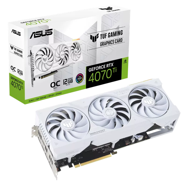 VGA ASUS RTX 4070 Ti TUF 12G OC GAMING WHITE