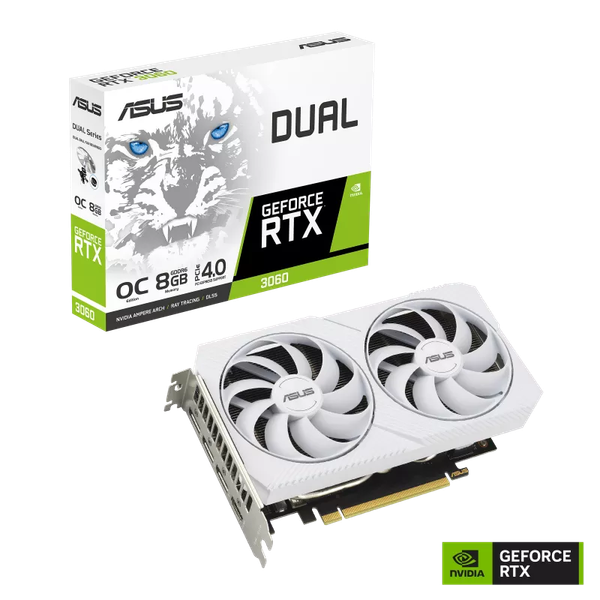 VGA ASUS RTX 3060 DUAL 12GB OC V2 WHITE