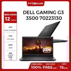 LAPTOP DELL GAMING G3 3500 70223130 i5-10300H | 8GB | 256GB SSD + 1TB HDD | VGA GTX 1650 4GB | 15.6