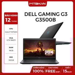 LAPTOP DELL GAMING G3 3500 (G3500B) i7-10750H | 16GB | 512GB | VGA GTX 1660Ti 6GB | 15.6