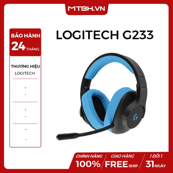 TAI NGHE LOGITECH G233 NEW