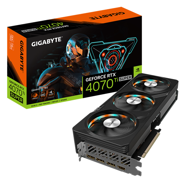 VGA GIGABYTE RTX 4070 TI SUPER GAMING OC-16G