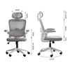 Ghế TMS09 (418) Ergonomic Công Thái Học Grey