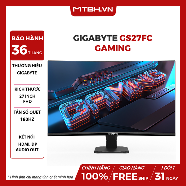 MÀN HÌNH LCD GIGABYTE GS27FC 27