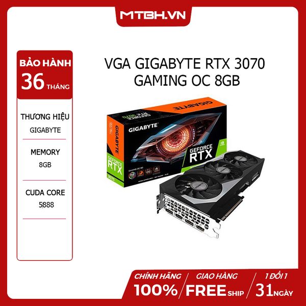 VGA GIGA RTX 3070 GAMING OC 8GB