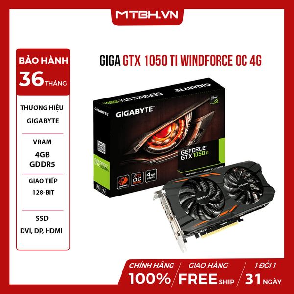VGA GIGA GTX 1050 Ti Windforce OC 4G