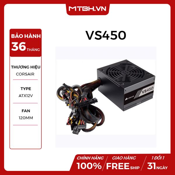 PSU CORSAIR VS450 NEW