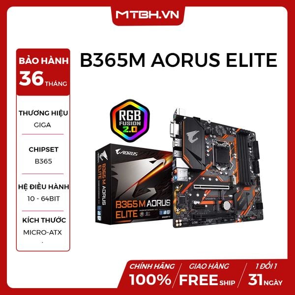 MAIN GIGA B365M AORUS ELITE LGA1151v2 NEW