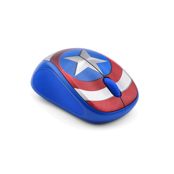 CHUỘT LOGITECH M238 WIRELESS XANH (CAPTAIN AMERICA)