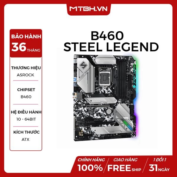 MAIN ASROCK B460 Steel Legend