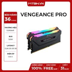 RAM DDR4 32GB CORSAIR VENGEANCE RGB PRO BUSS 3200Mhz (KIT 2*16)