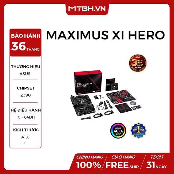 MAIN ASUS Z390 MAXIMUS XI ROG HERO WIFI