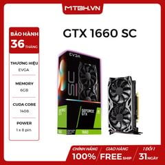 VGA EVGA GTX 1660 6GB SC ULTRA GAMING NEW