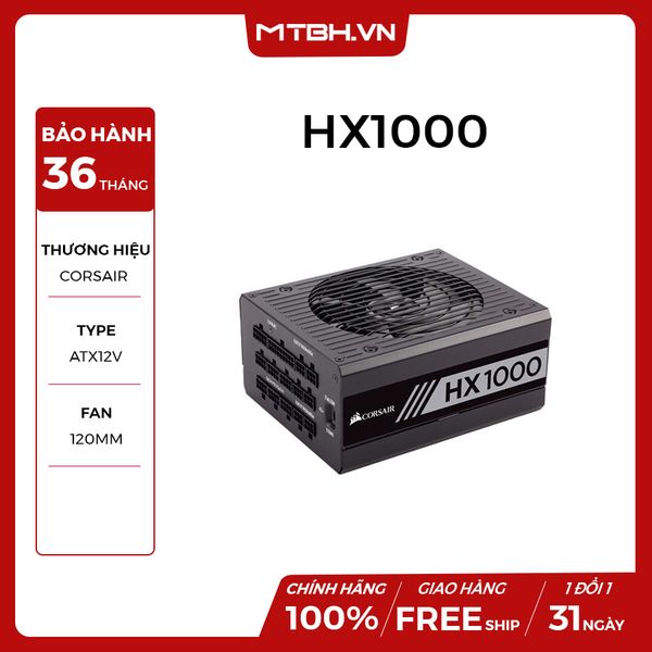 PSU CORSAIR 100W HX1000 NEW