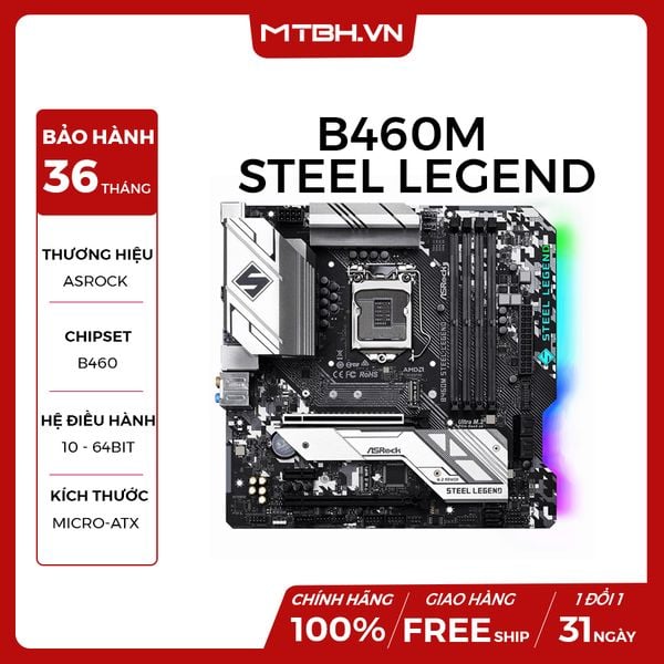MAIN ASROCK B460M Steel Legend