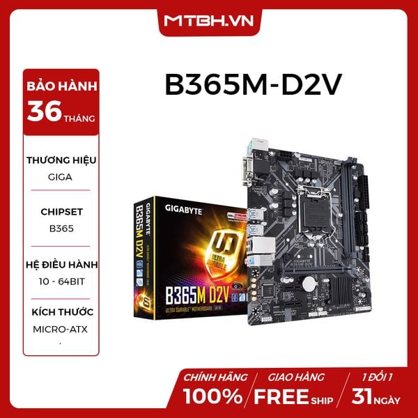 MAIN GIGA B365M-D2V NEW