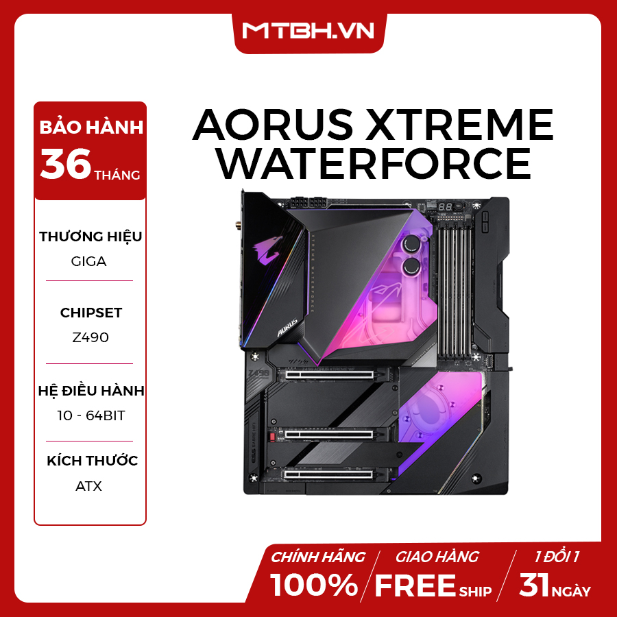 MAIN GIGA Z490 AORUS XTREME WATERFORCE