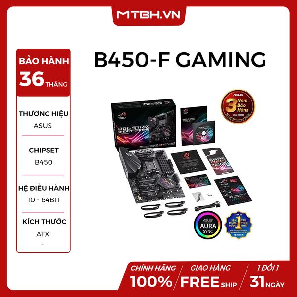 MAIN ASUS B450 ROG STRIX B450-F GAMING NEW