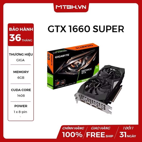 VGA GIGA GTX 1660 SUPER™ OC 6G