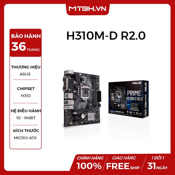 MAIN ASUS H310M-D R2.0 NEW