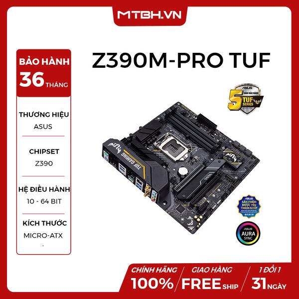 MAIN ASUS Z390-PLUS TUF GAMING (WIFI) NEW