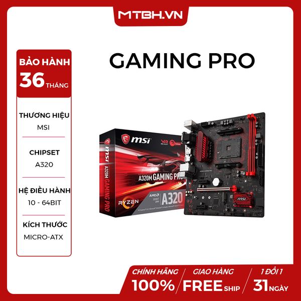 MAIN MSI A320M GAMING PRO NEW