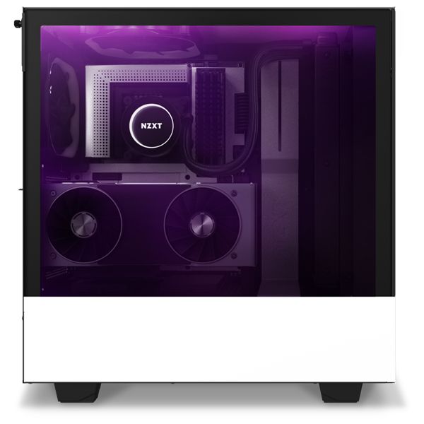 CASE NZXT H510 ELITE WHITE/BLACK