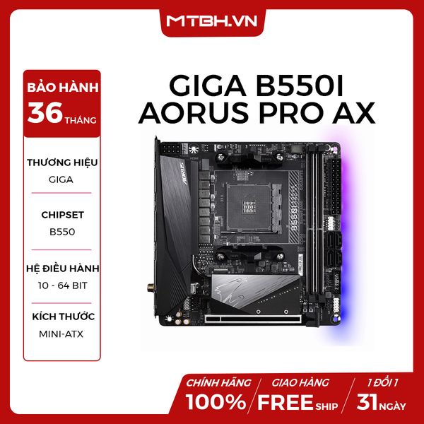 MAIN GIGA B550I AORUS PRO AX (AMD)