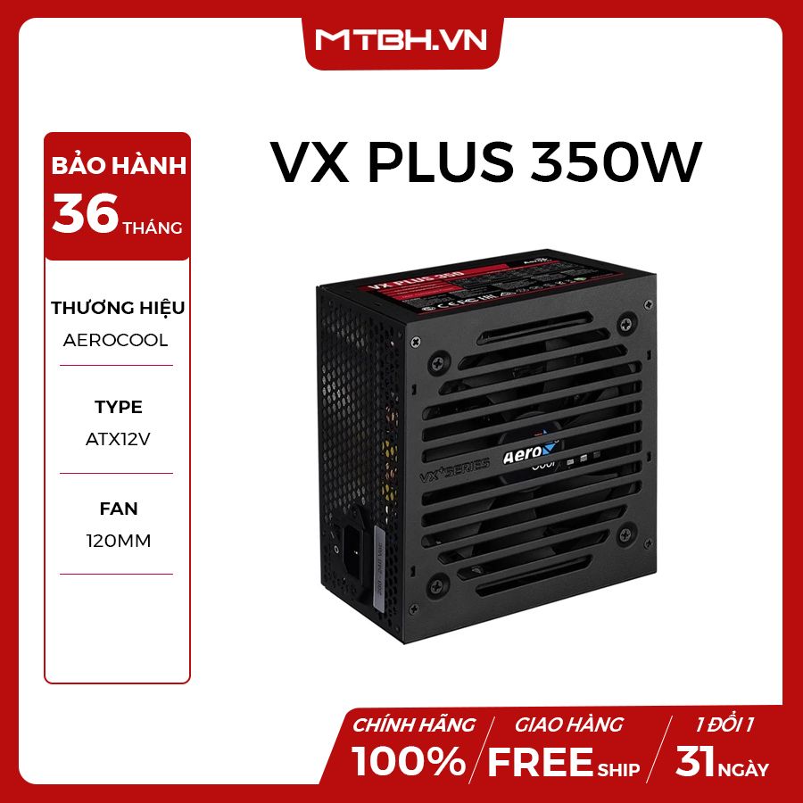 Nguồn Aerocool Vx Plus 350 May Tinh Bien Hoa