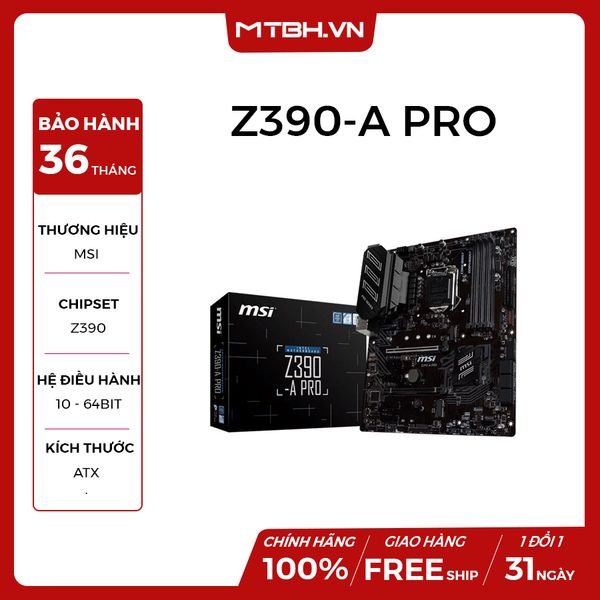 MAIN MSI Z390-A PRO NEW