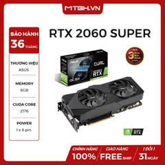 VGA ASUS RTX 2060 8GB SUPER DUAL EVO A8G GDDR6 NEW