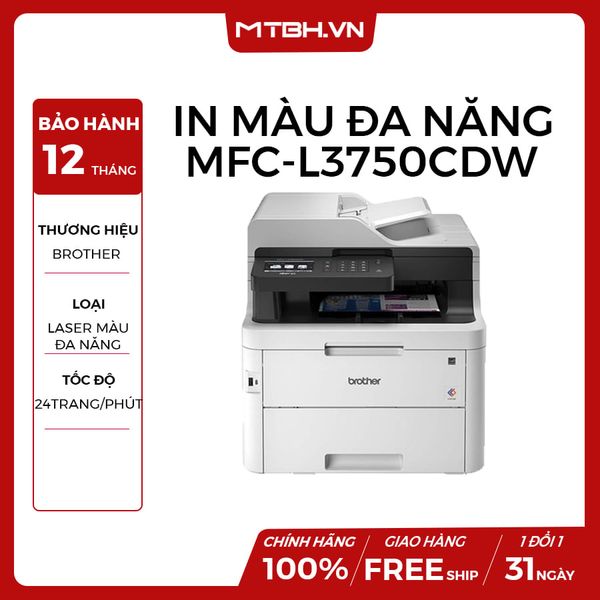 MÁY IN BROTHER MÀU ĐA CHỨC NĂNG MFC-L3750CDW