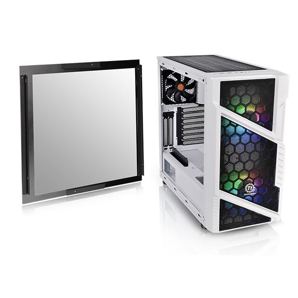 CASE THERMALTAKE COMMANDER C31 TG SNOW ARGB/WHITE/WIN/SPCC/TG