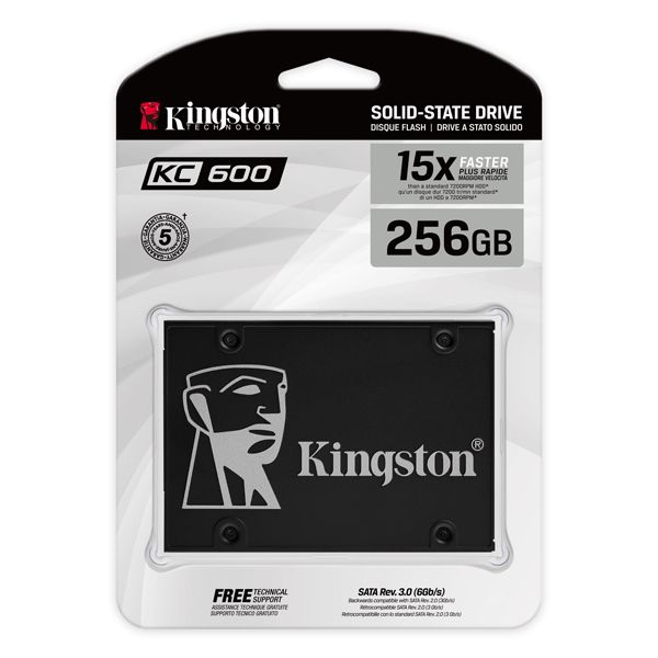 SSD KINGSTON KC600 256GB 2.5 SATA3