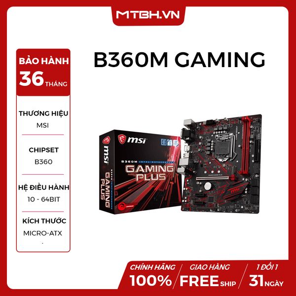 MAIN MSI B360M GAMING PLUS NEW