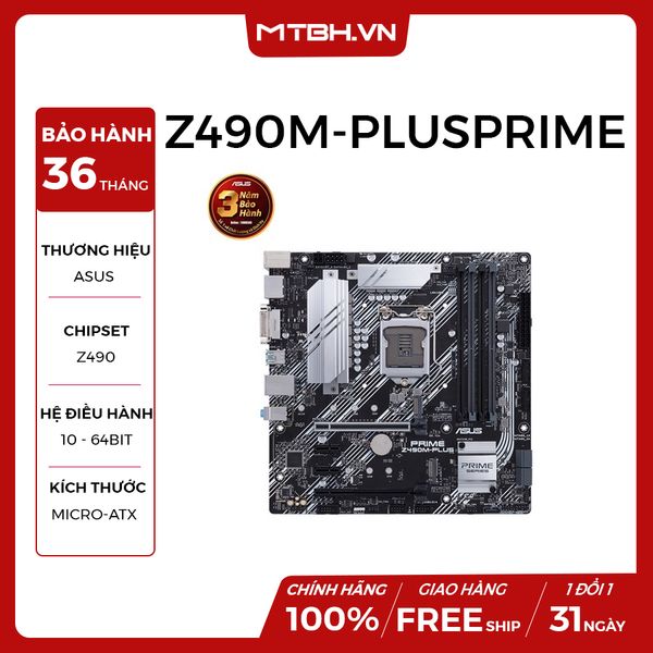 MAIN ASUS Z490M-PLUS PRIME NEW