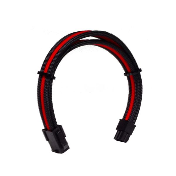 COMBO DÂY CABLE SLEEVING BLACK - INTERLEAVED - RED