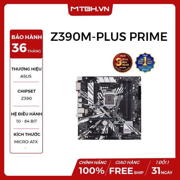 MAIN ASUS Z390M-PLUS PRIME NEW