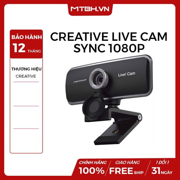 WEBCAM CREATIVE LIVE CAM SYNC 1080P