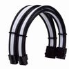 COMBO DÂY CABLE SLEEVING WHITE - BLACK